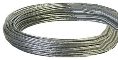 Hillman Anchor Wire 100 Ft. 12 Ga. Galvanized Steel Solid General Purpose Wire, Display Refill