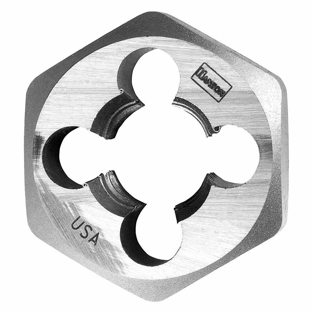 Century Drill & Tool 10.0x1.25 NPT 1 In. Across Flats Hexagon Pipe Die