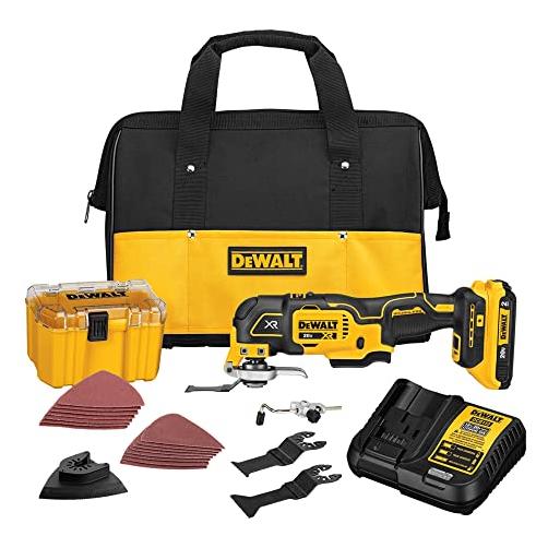 DEWALT 20V XR Brushless 3-Speed Cordless Oscillating Multi-Tool Kit with 2.0 Ah Battery & Charger