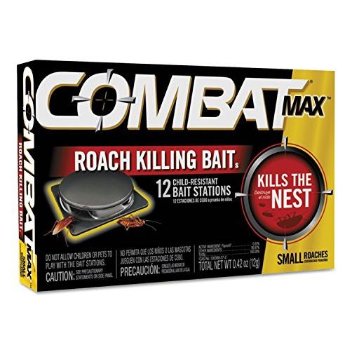 Combat Source Kill 0.42 Oz. Solid Small Roach Bait Station (12-Pack)