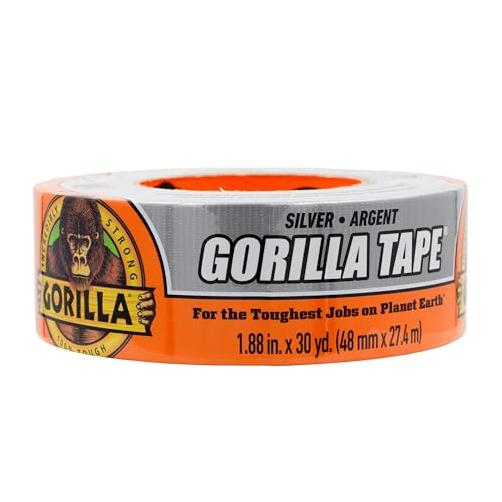 Gorilla 1.88 In. x 30 Yd. Heavy-Duty Duct Tape, Silver