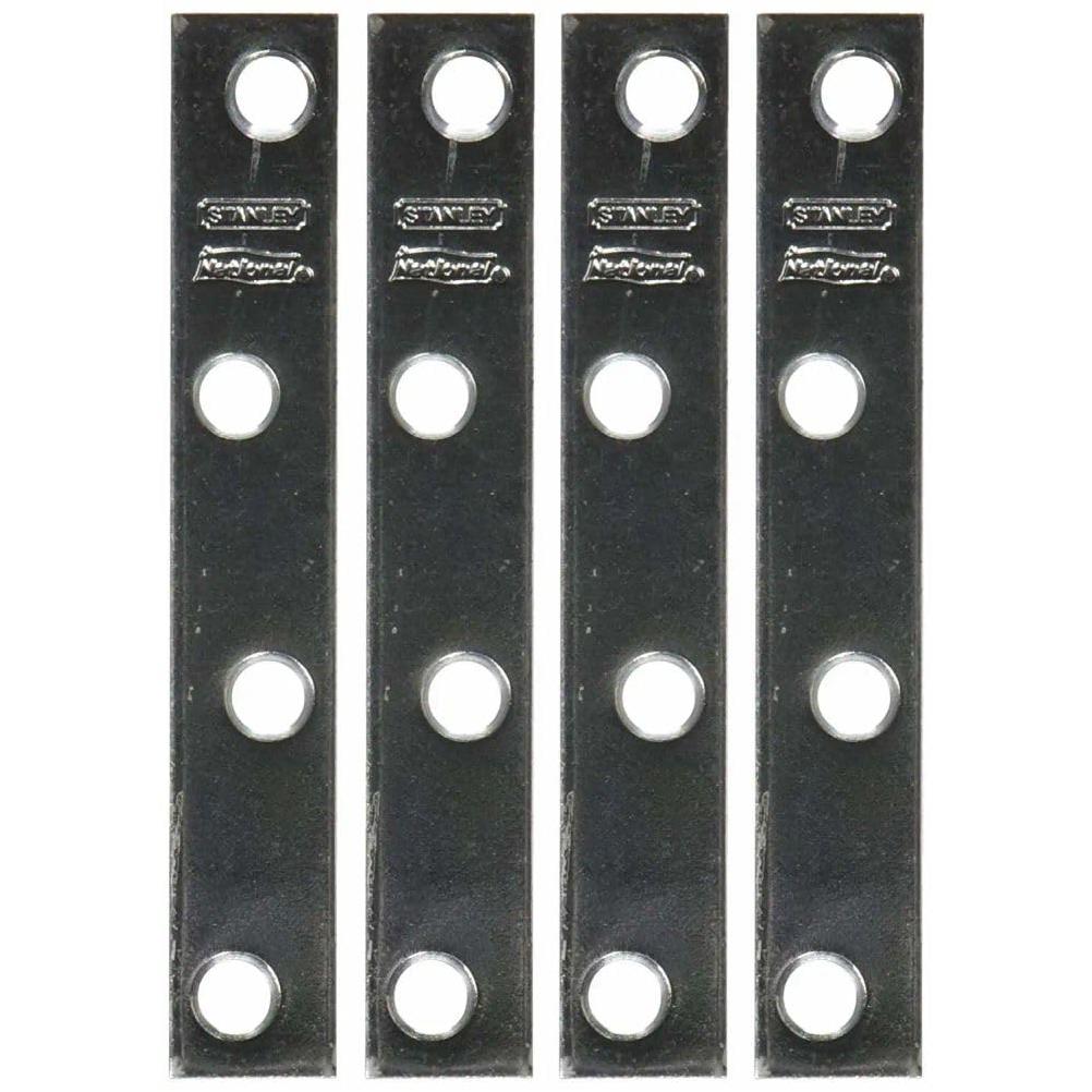 National Hardware 4 In. x 5/8 In. Zinc Steel Mending Brace (4-Count)
