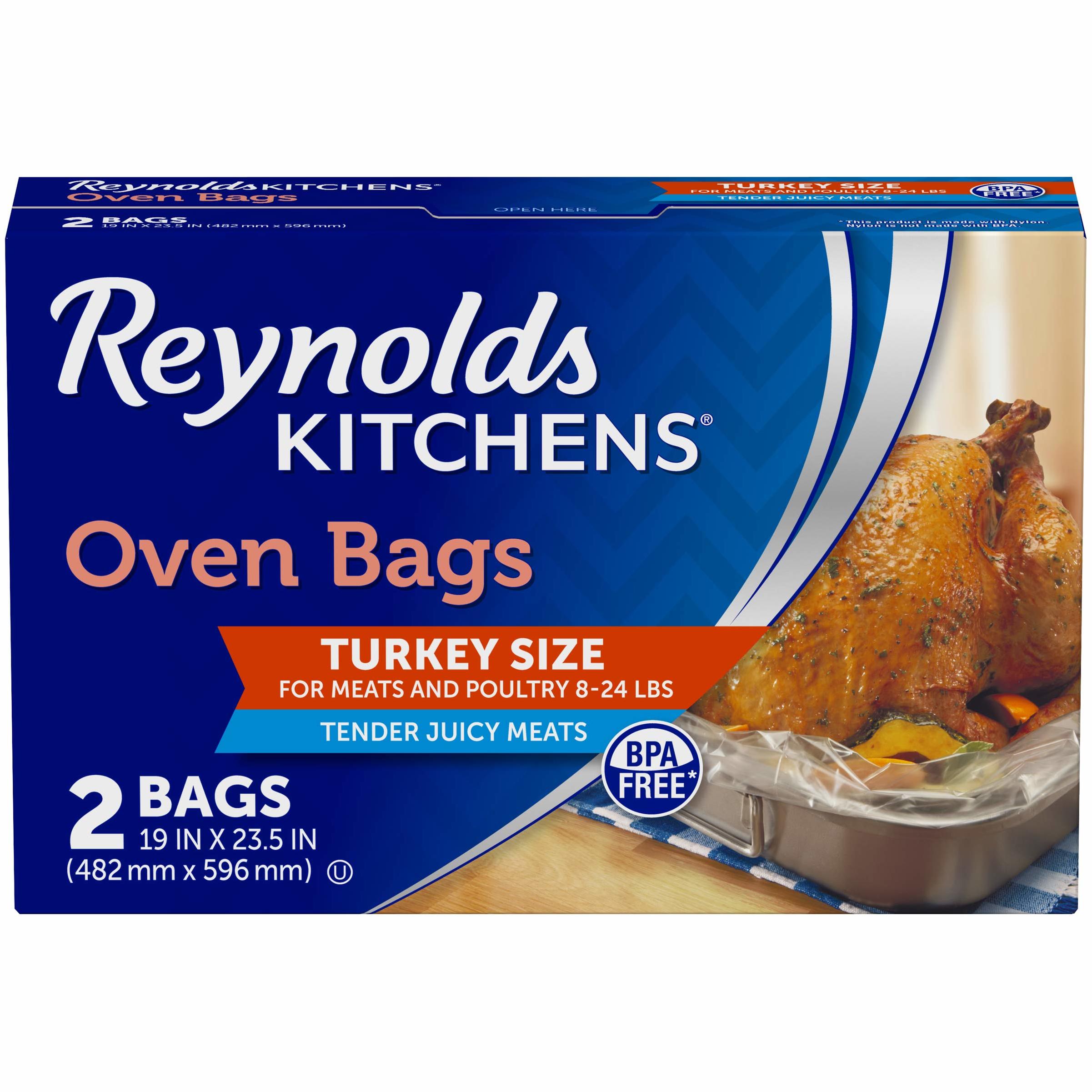 Reynolds 19 In. x 23-1/2 In. Oven Bag (2 Count)