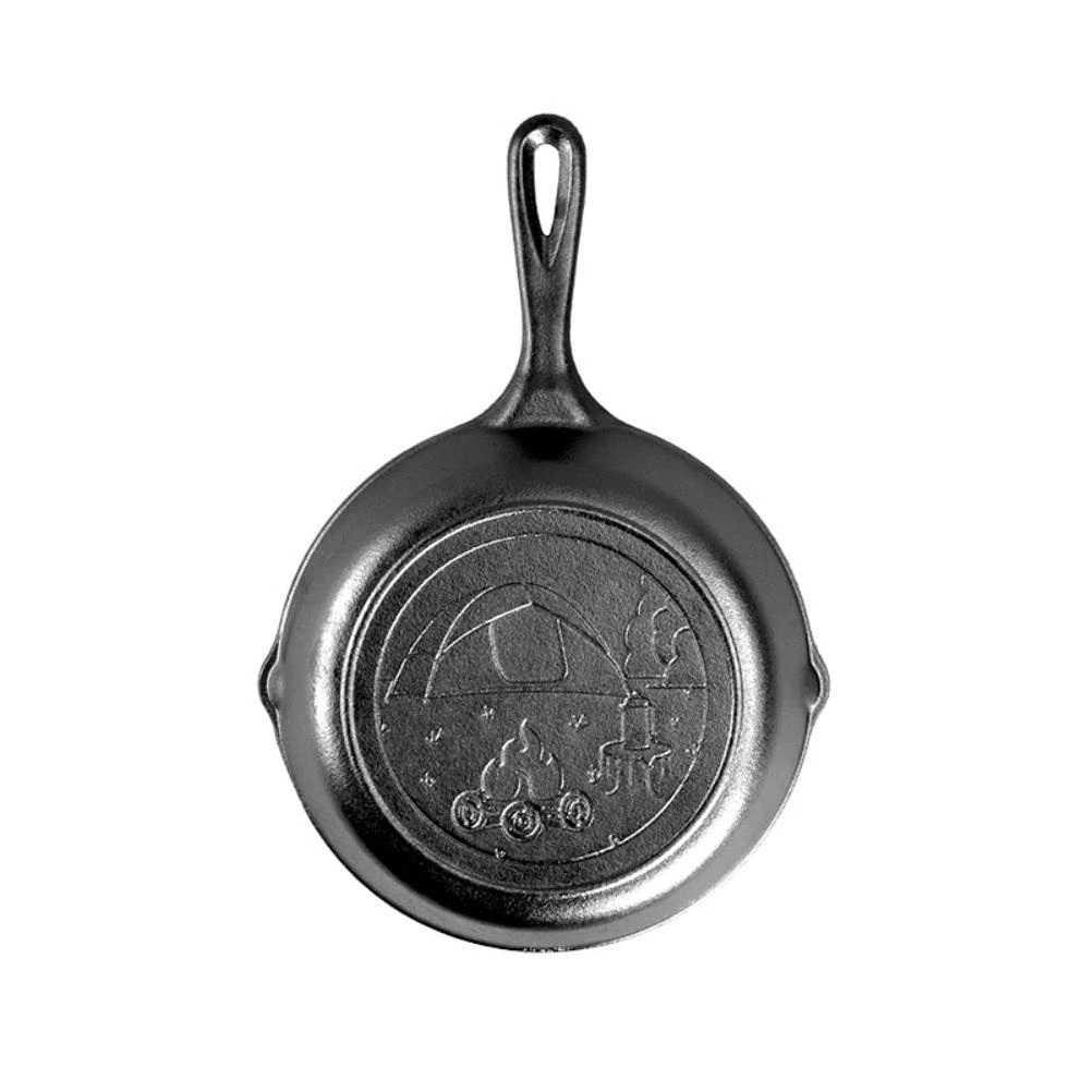 Lodge Cast Iron Wanderlust Series, Tent Skillet - Thumbnail 2