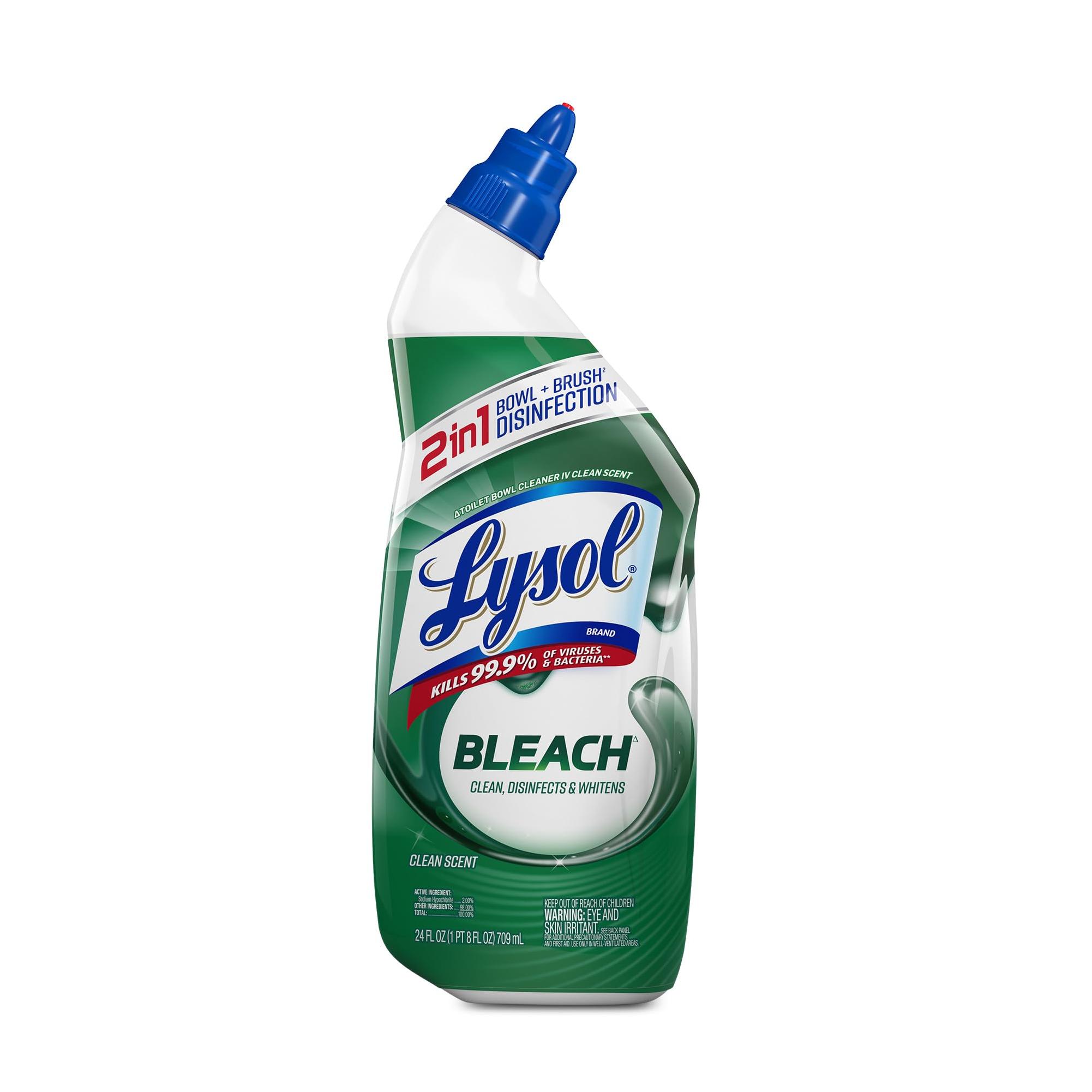 Lysol 24 Oz. Toilet Bowl Cleaner with Bleach (2-Pack)