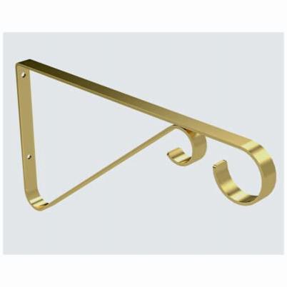 National Hardware 9 In. Brass Steel Hanging Plant Bracket