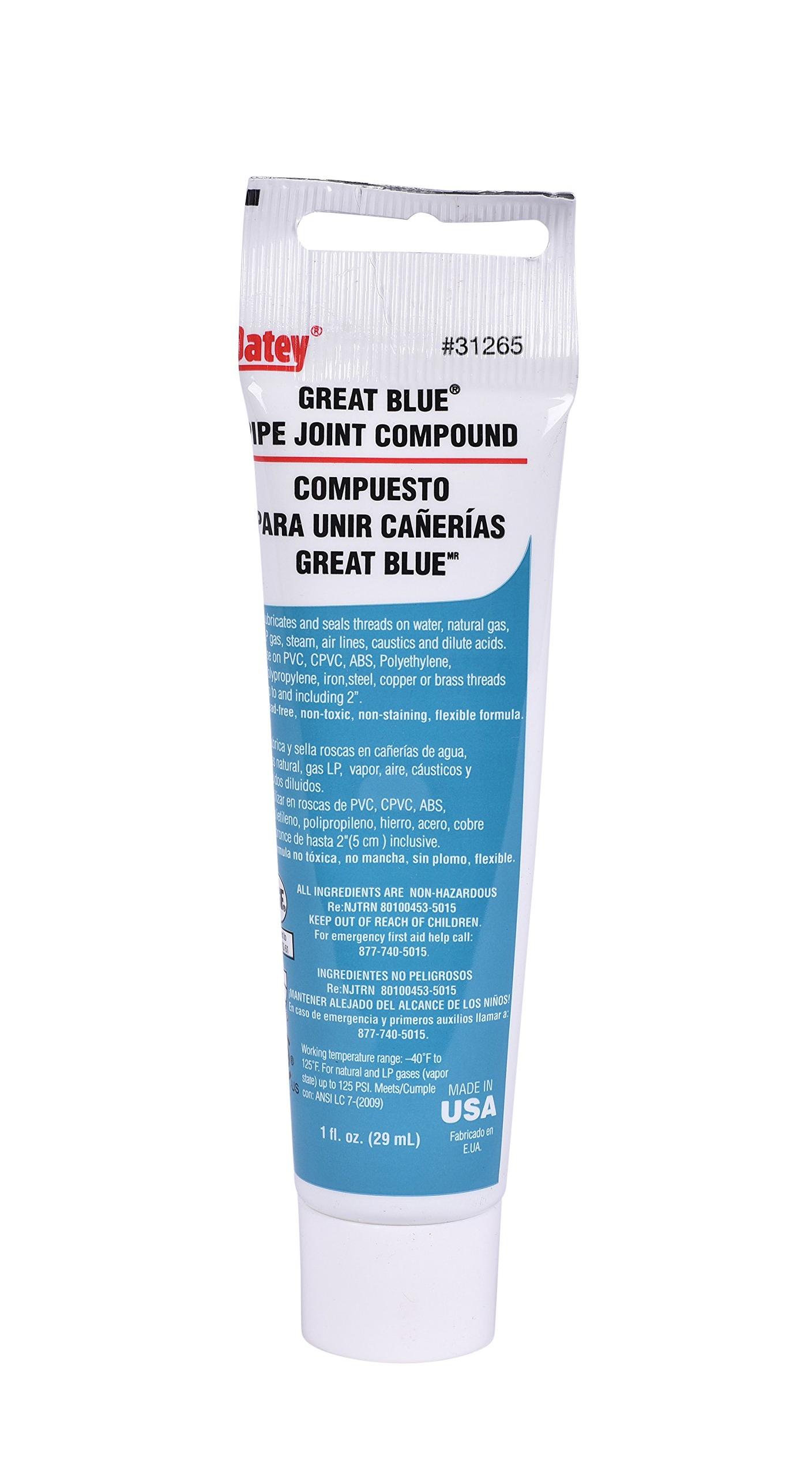 Oatey Great Blue 1 Fl. Oz. Blue Pipe Compound