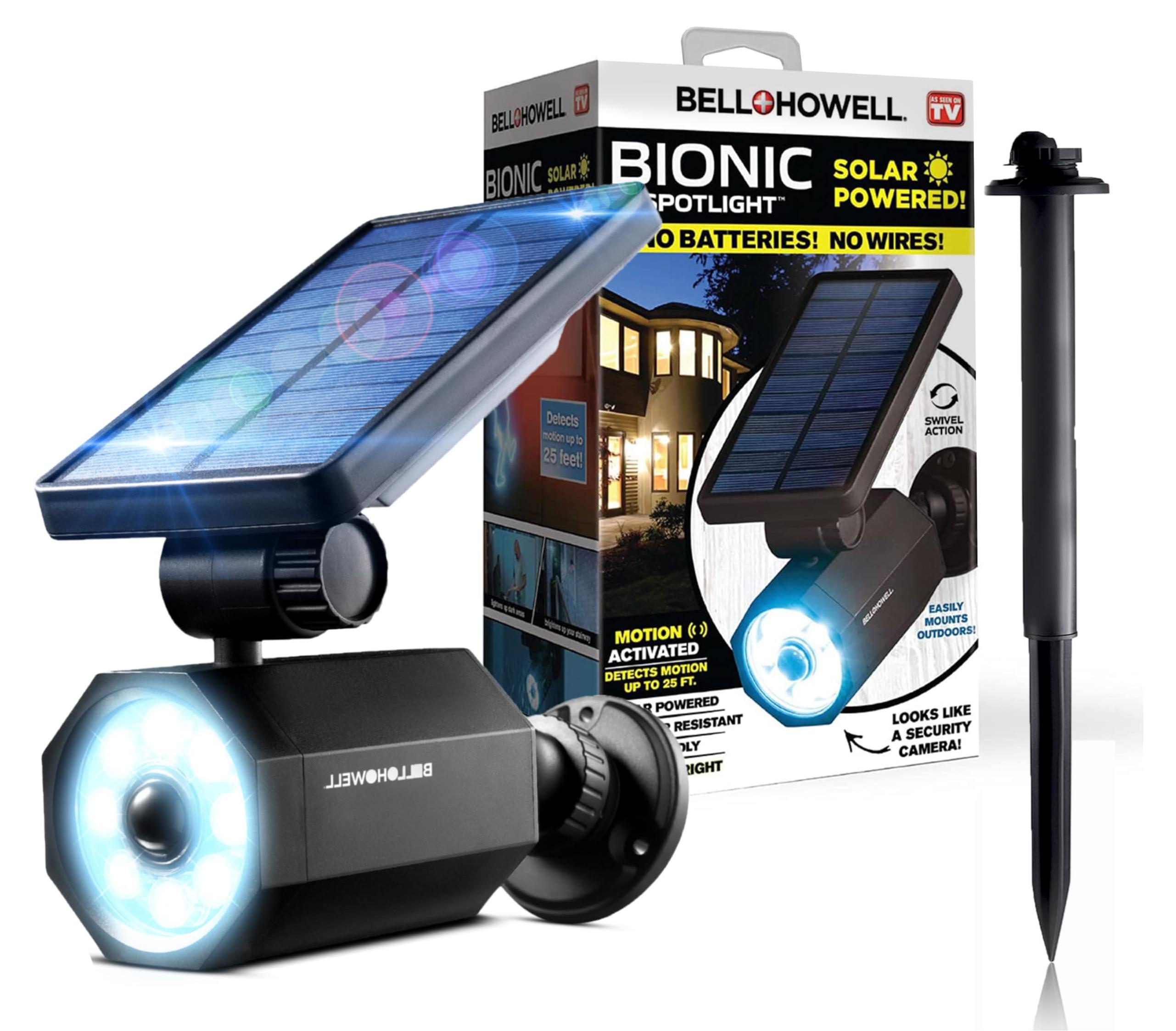 Bell+Howell Solar Powered Bionic Spotlight