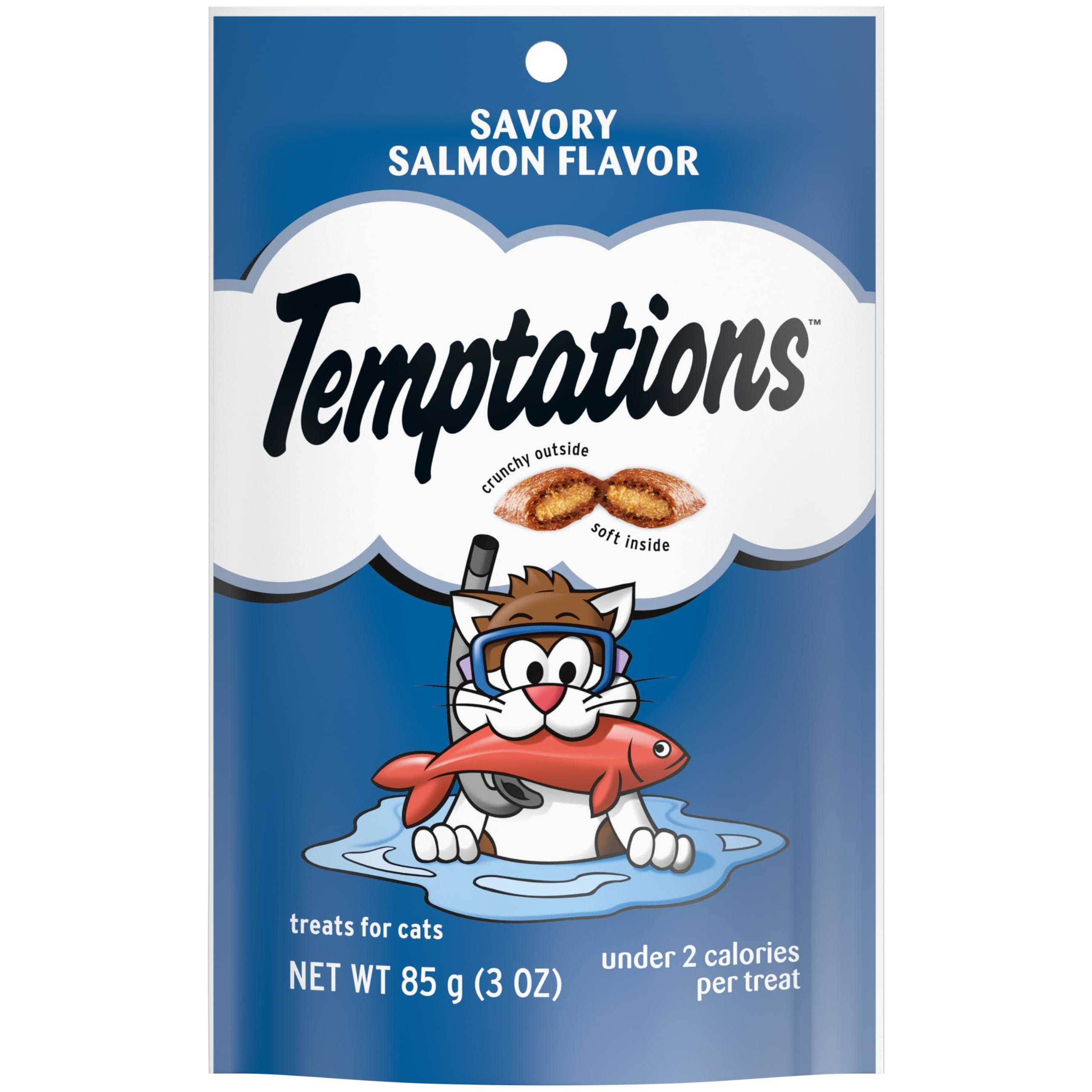 Temptations Savory Salmon 3 Oz. Cat Treat