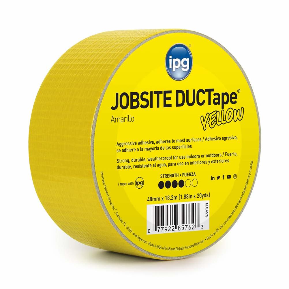 Intertape DUCTape 1.88 In. x 20 Yd. General Purpose Duct Tape, Yellow