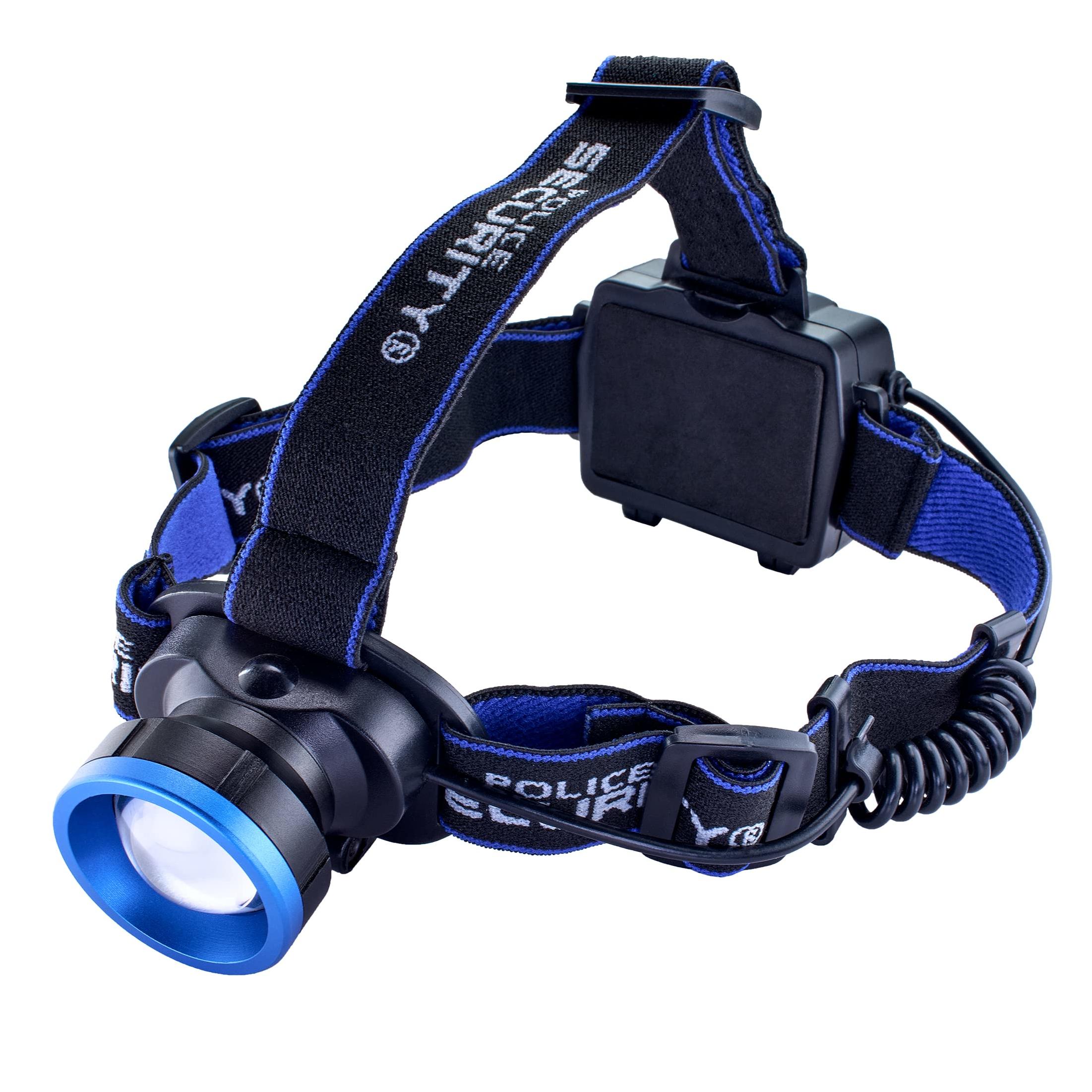 Police Security Breakout 600 Lm. 4AAA COB LED Headlamp
