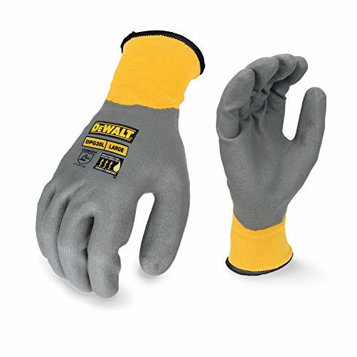 DEWALT Men's Large Full Dip Water-Resistant Breathable Work Glove