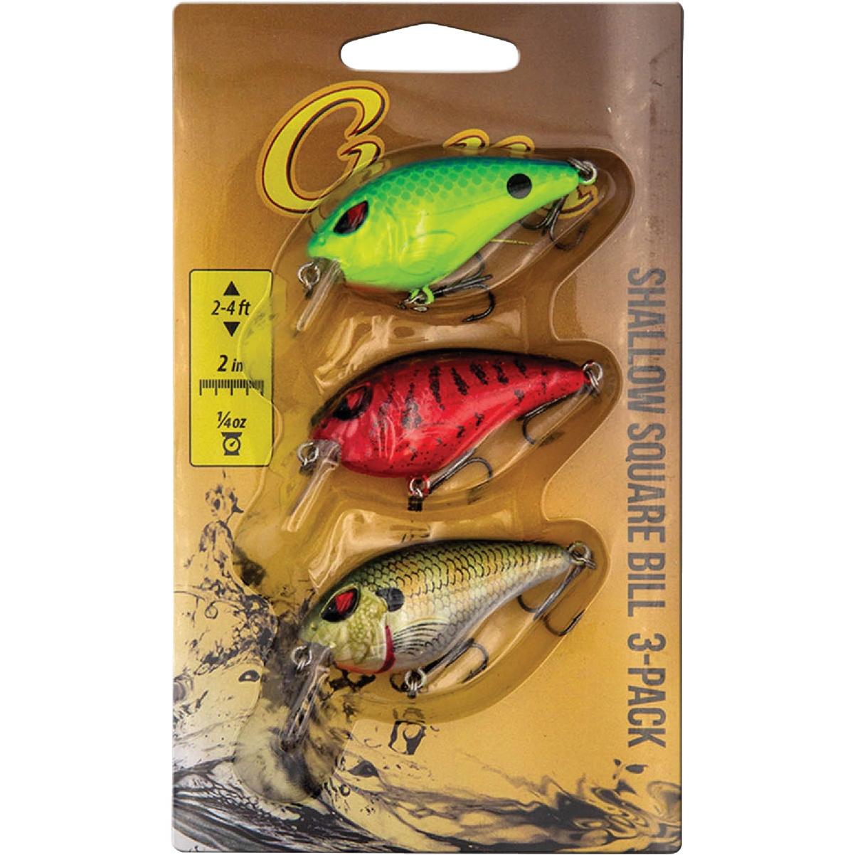 Chubbs Shallow Square Bill Pro Pack (3-Pack)