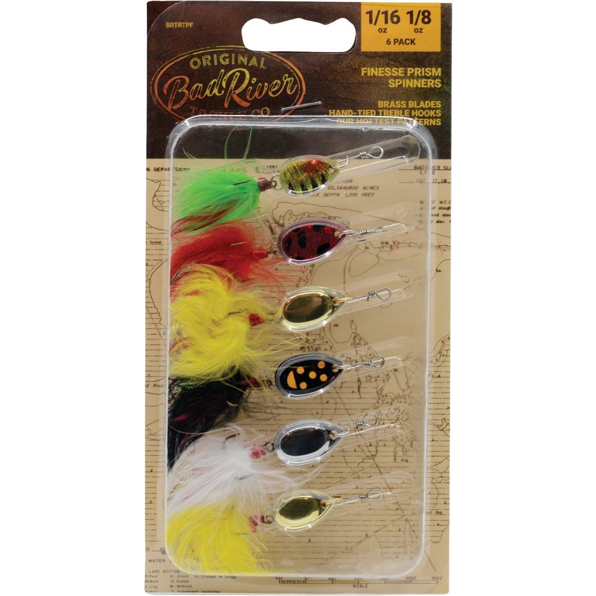 Bad River Finesse Prism Spin Fishing Lure (6-Pack)