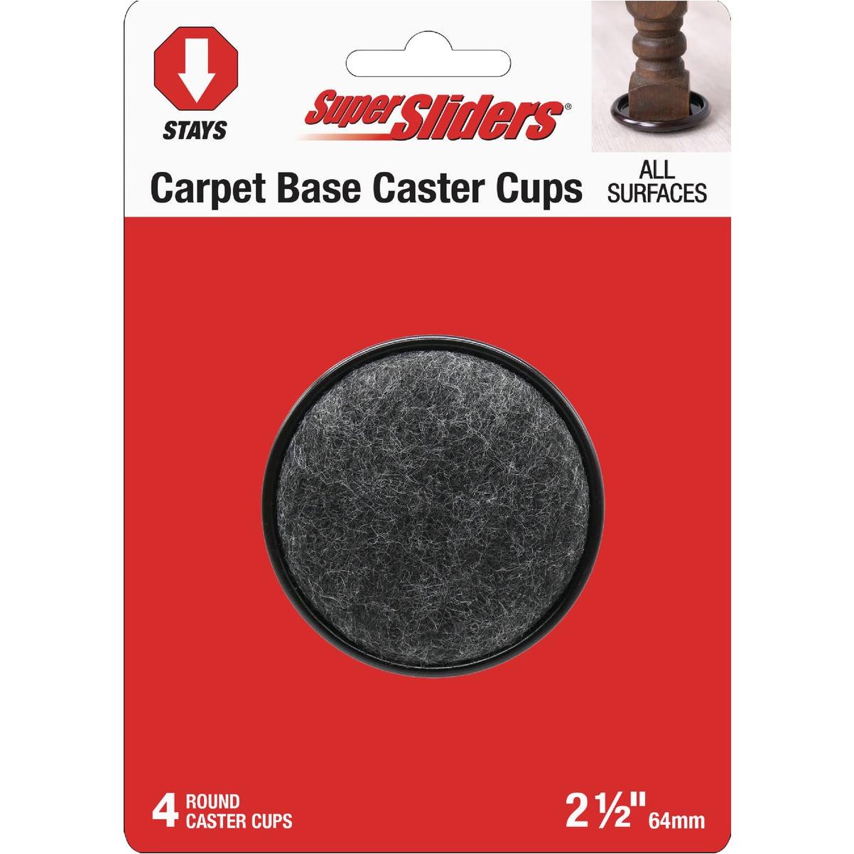 Super Sliders 2-1/2 In. Round Furniture Leg Cup (4-Pack)