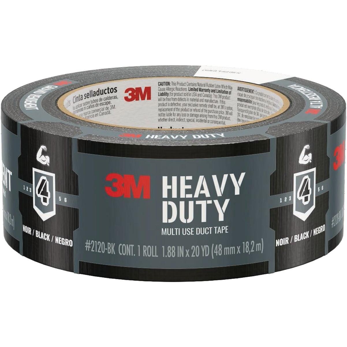 3M 1.88 In. x 20 Yd. Black Heavy Duty Duct Tape