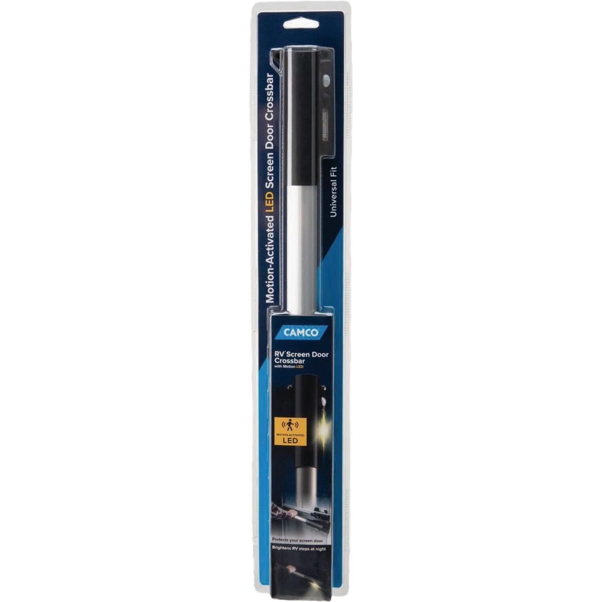 Camco RV Screen Door Motion-Sensor Lighted Crossbar