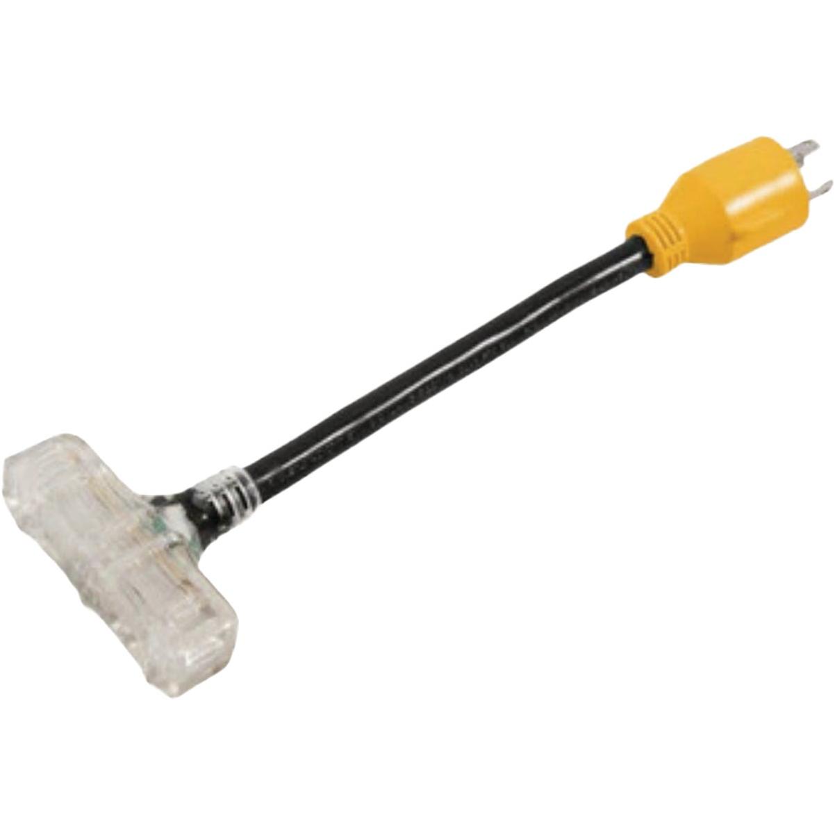 Camco Power Grip 30-Amp 3-Prong Heavy-Duty Locking Generator Adapter