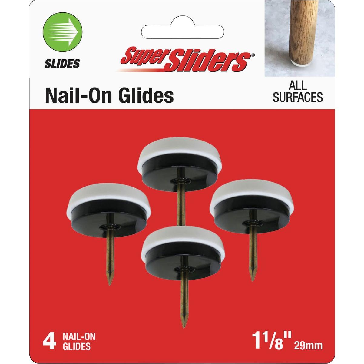 Super Sliders 1-1/8 In. Nail-On Furniture Glides (4-Pack)