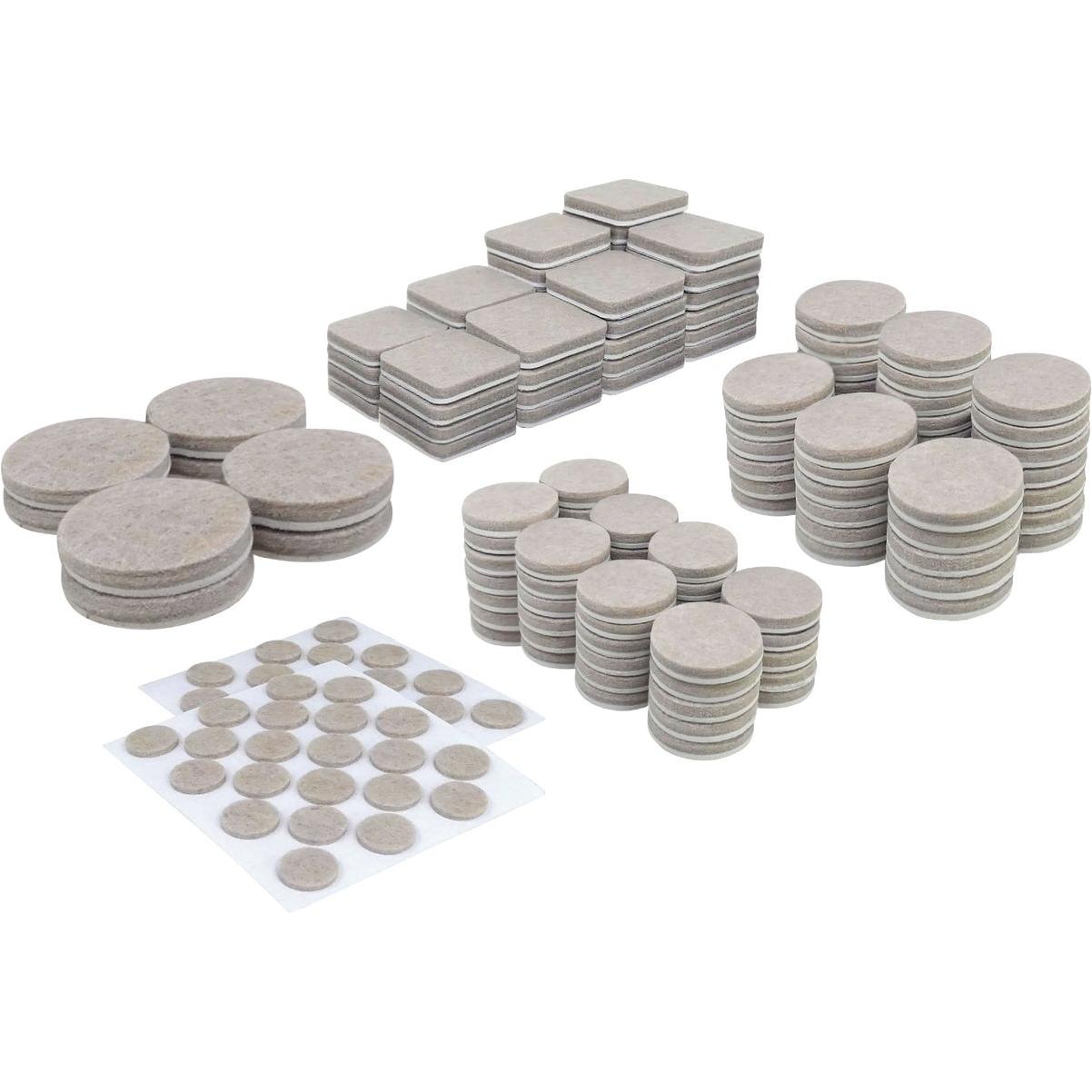 Super Sliders Felt Furniture Pads Variety Assortment (184-Piece)
