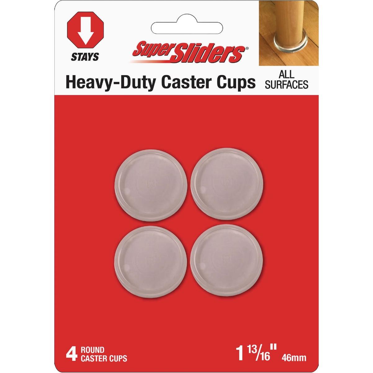 Super Sliders 1-13/16 In. Clear Round Furniture Leg Cup (4-Pack)