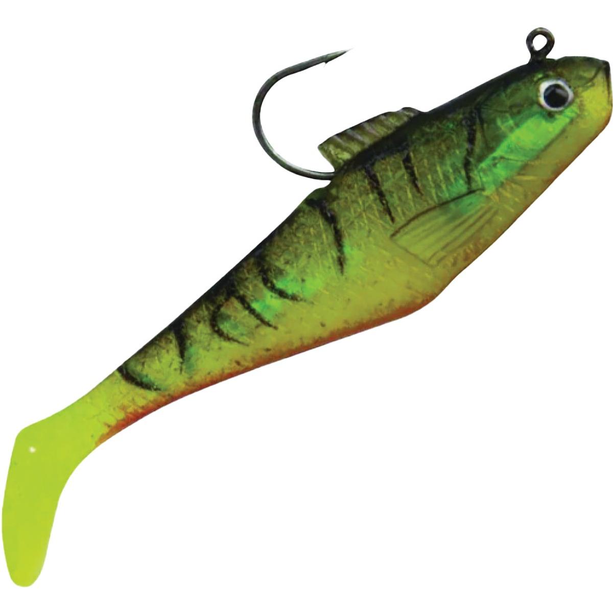 Berkley PowerBait 2 In. Firetiger Pre-Rigged Swim Shad Lure (5-Pack)