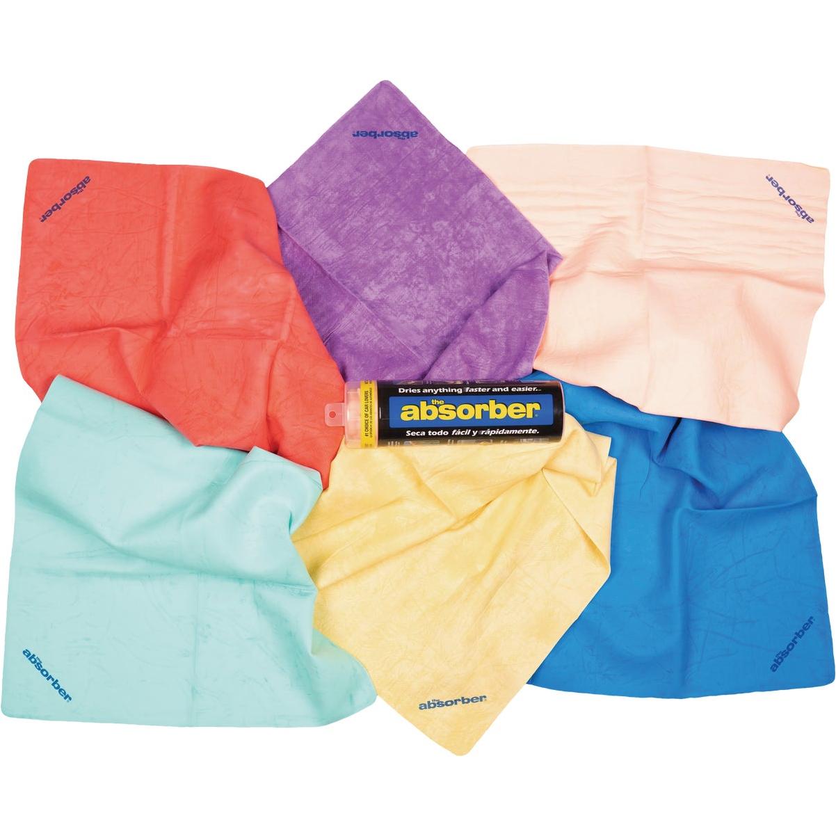 CleanTools The Absorber Large 27 In. x 17 In. Chamois Cloth, Assorted Colors
