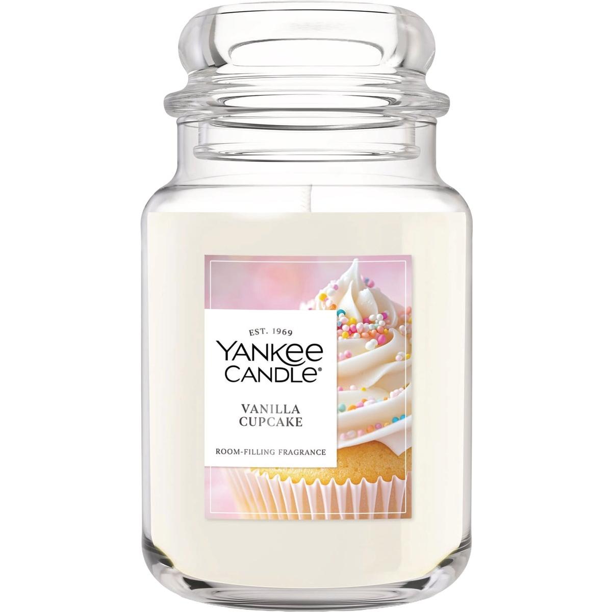 Yankee Candle 22 Oz. Vanilla Cupcake Large Jar Candle