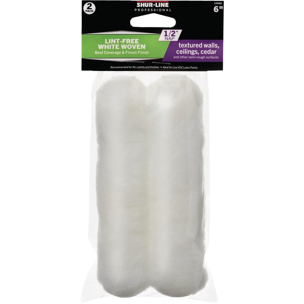 Shur-Line Best 6 In. x 1/2 In. Woven Roller Cover (2-Pack)