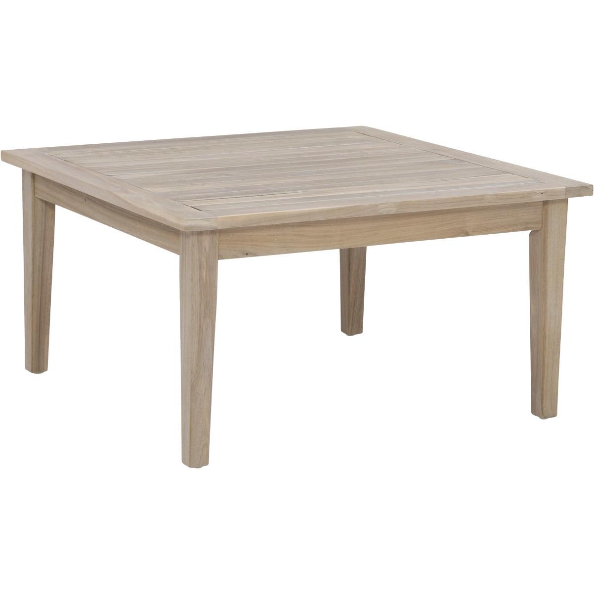Linon Svana 31.5 In. W. Square Natural Acacia Wood Coffee Table