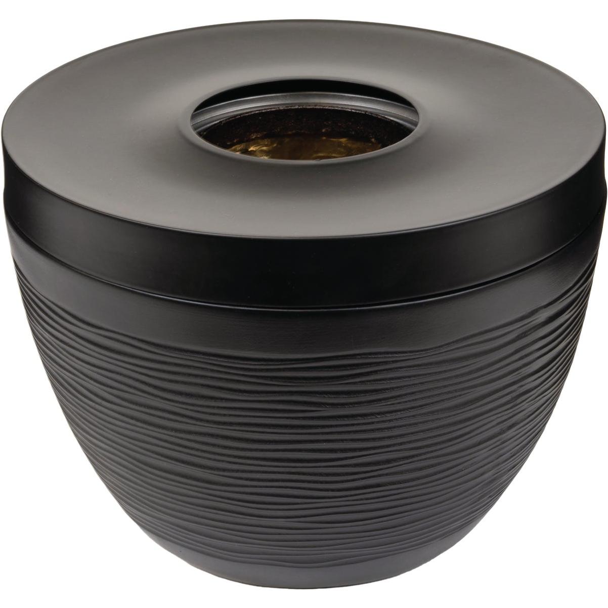 Sterno Small Onyx & Ivory with Black Lid Tabletop Fire Pit