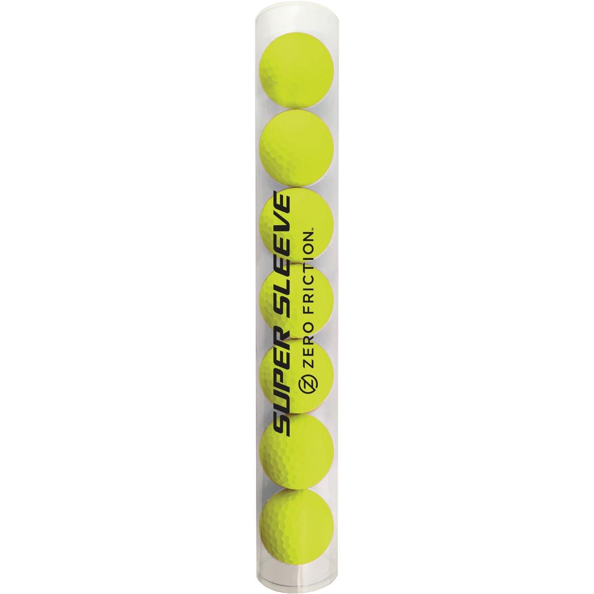Zero Friction Yellow Golf Balls (7-Pack)
