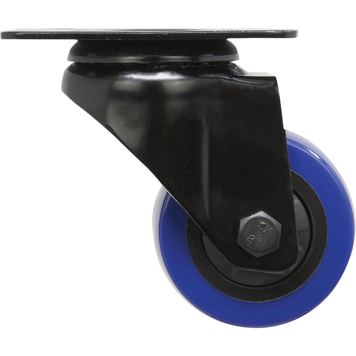 Shepherd Hardware 2 In. Blue Diamond TPU Swivel Plater Caster
