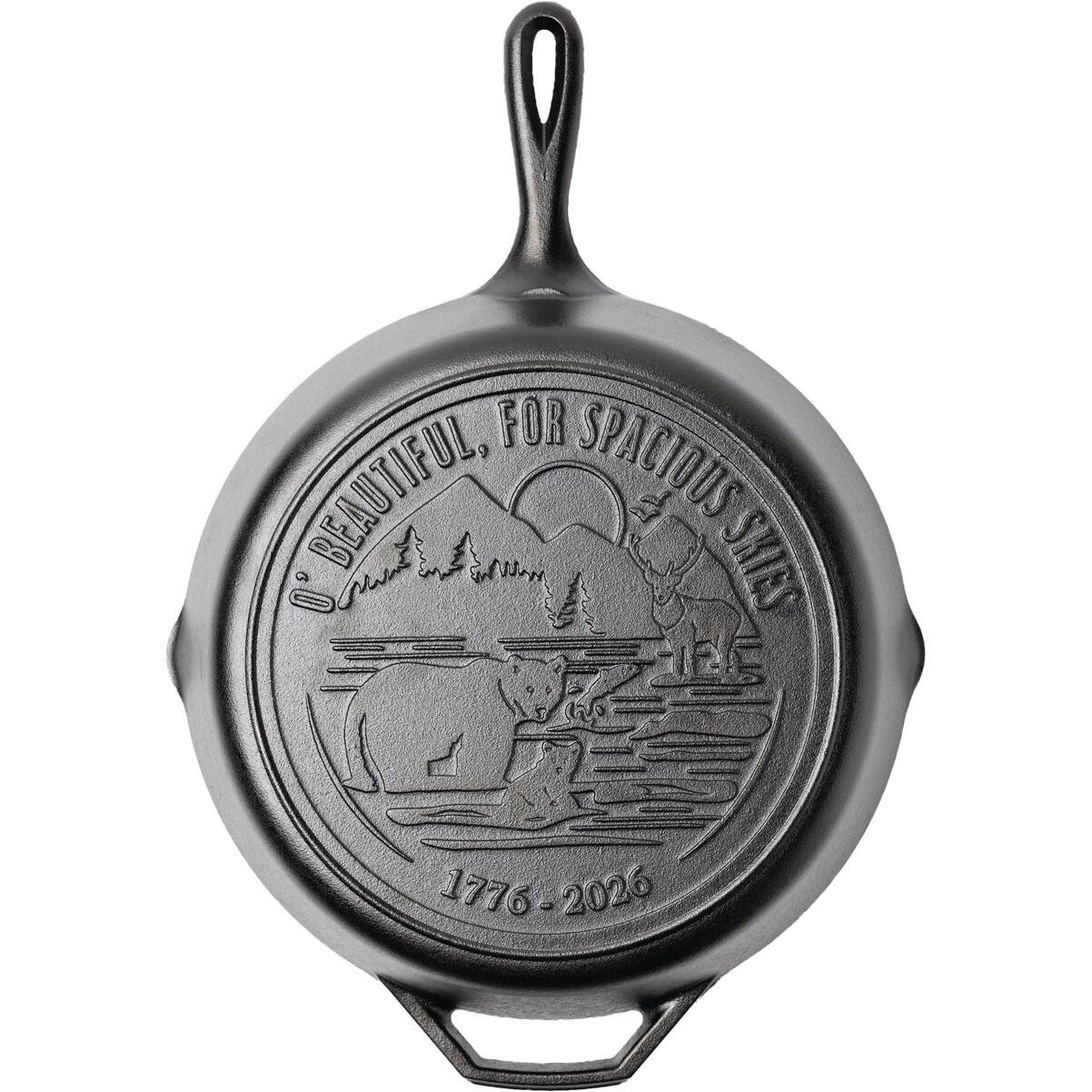 Lodge 12 In. USA 250 Cast Iron Skillet