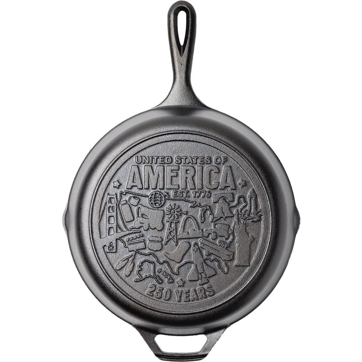Lodge 10-1/4 In. USA 250 Cast Iron Skillet