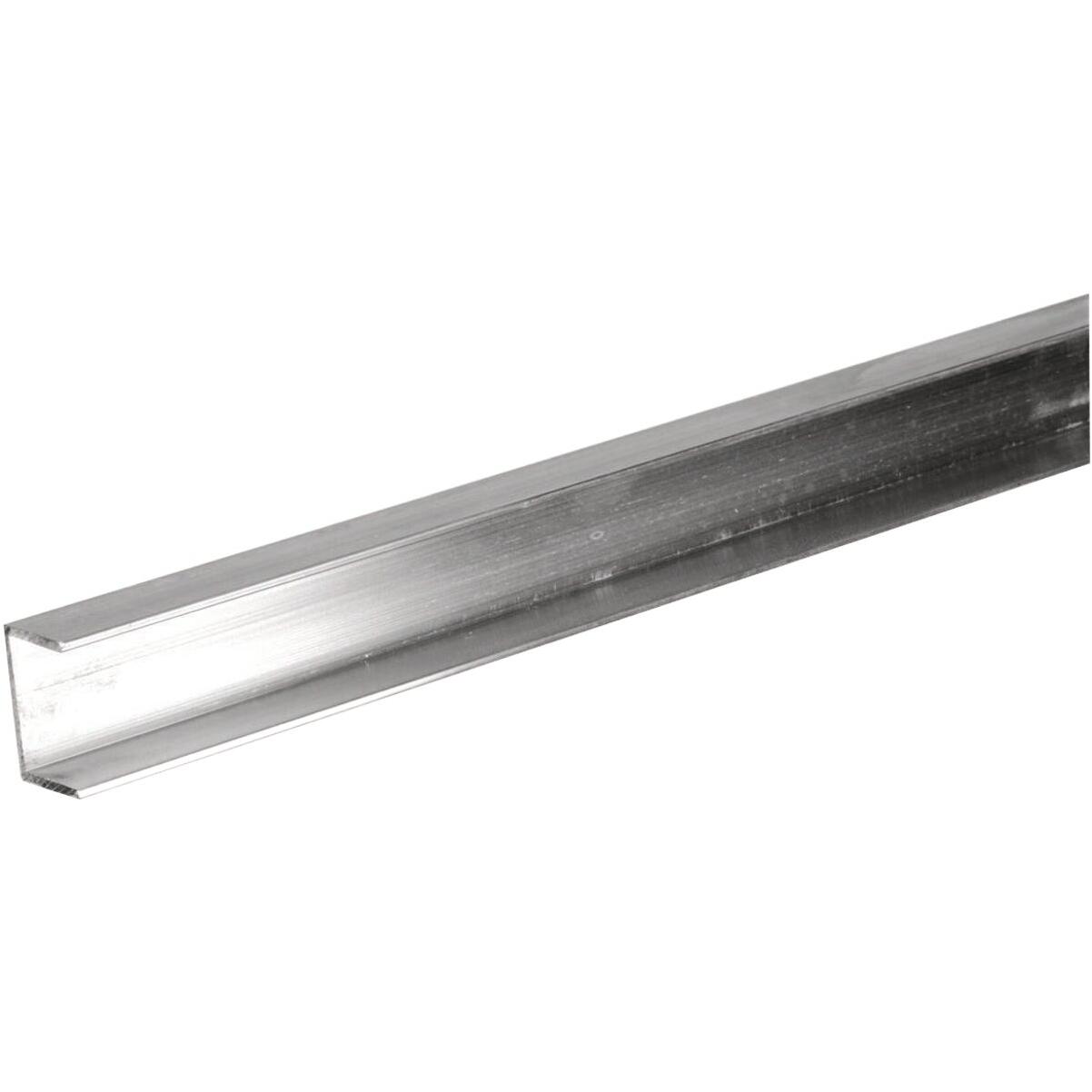 Hillman Steelworks Aluminum Mill 3/8 In. x 8 Ft., 1/16 In. U-Channel