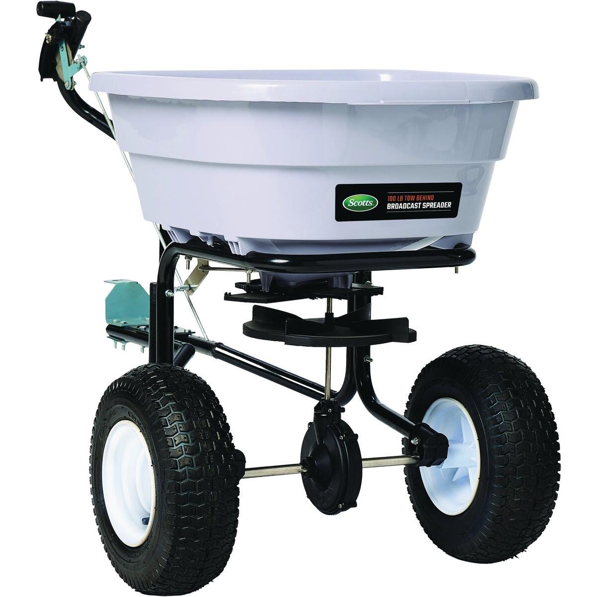 Scotts 100 Lb. 100,000 Sq. Ft. Tow-Behind Broadcast Spreader