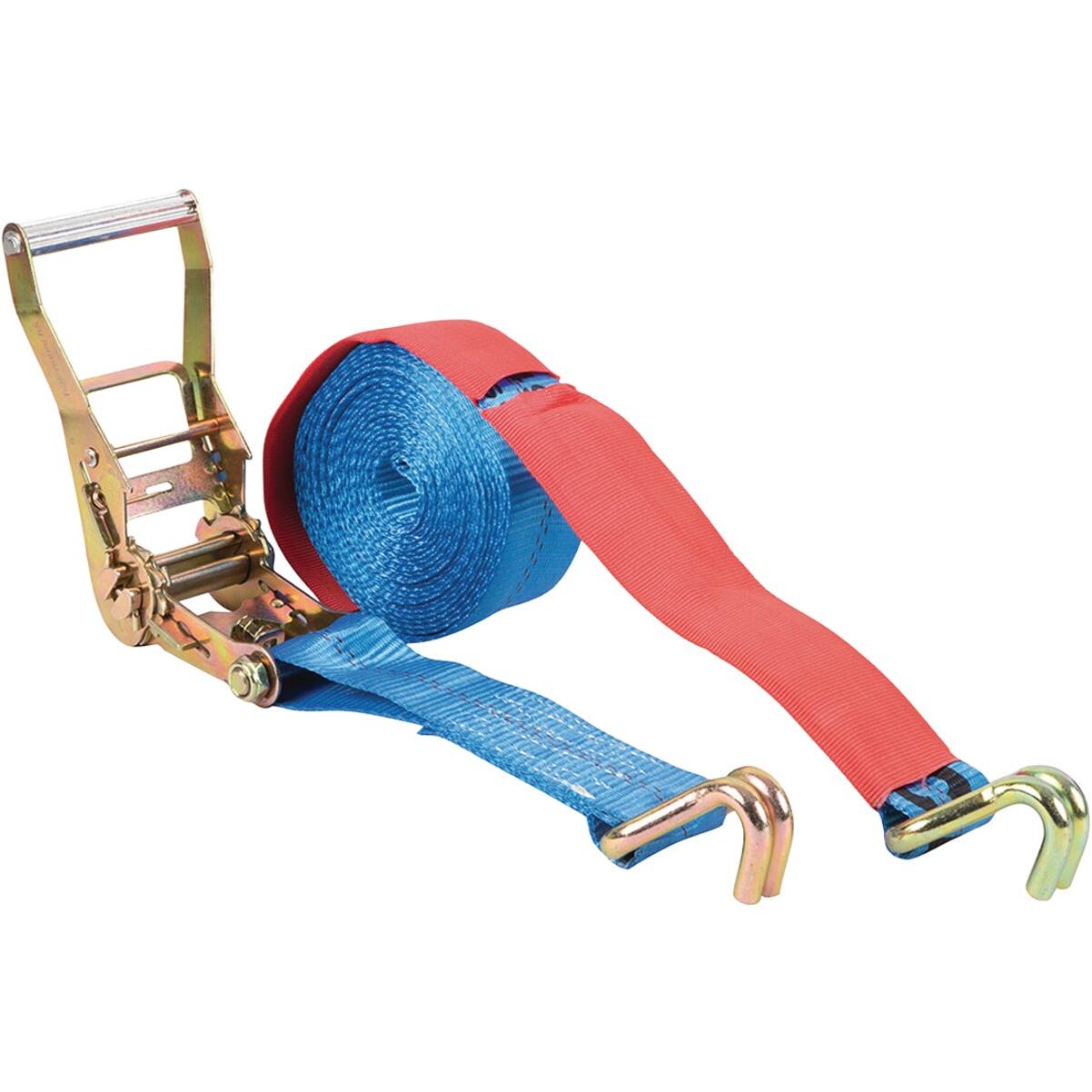 Erickson 2 In. x 22 Ft. 10,000 Lb. Ratchet Tie-Down with Double J-Hooks