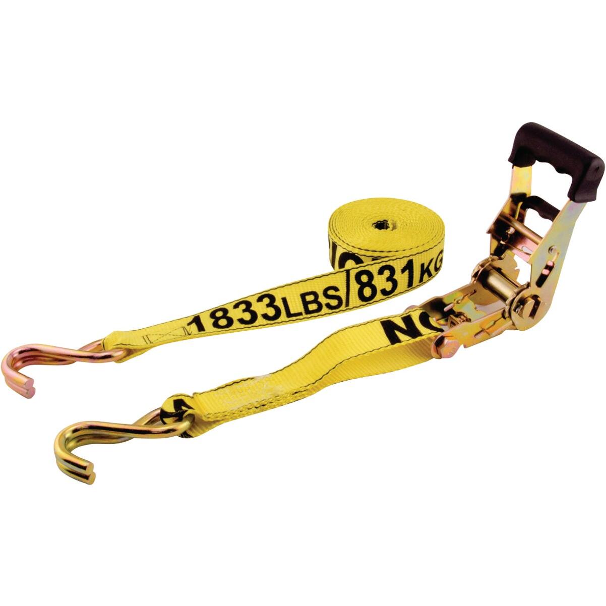 Erickson 1.5 In. x 15 Ft. 5500 Lb. Ratchet Tie-Down (2-Pack)