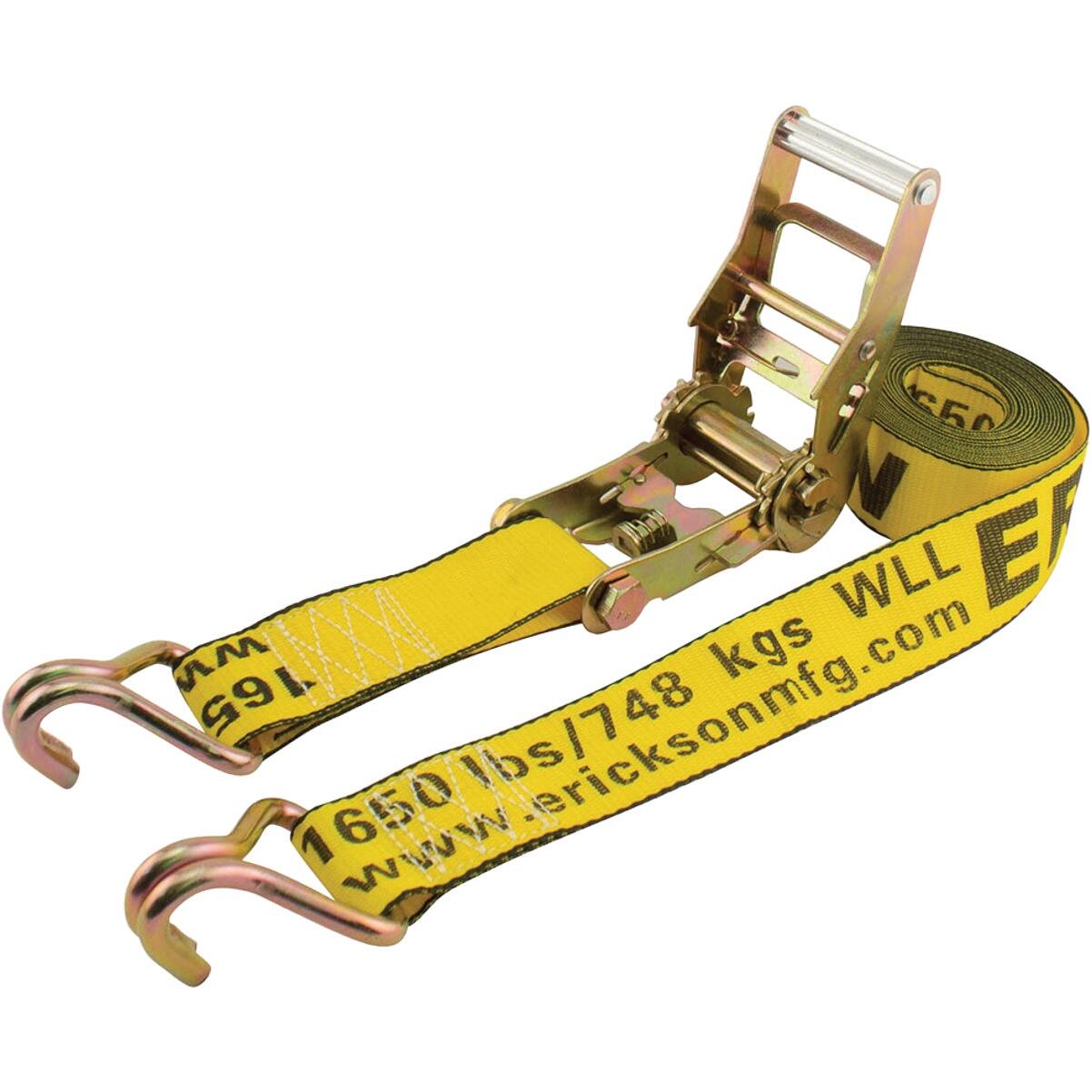 Erickson 2 In. x 25 Ft. 5000 Lb. Heavy-Duty Ratchet Strap