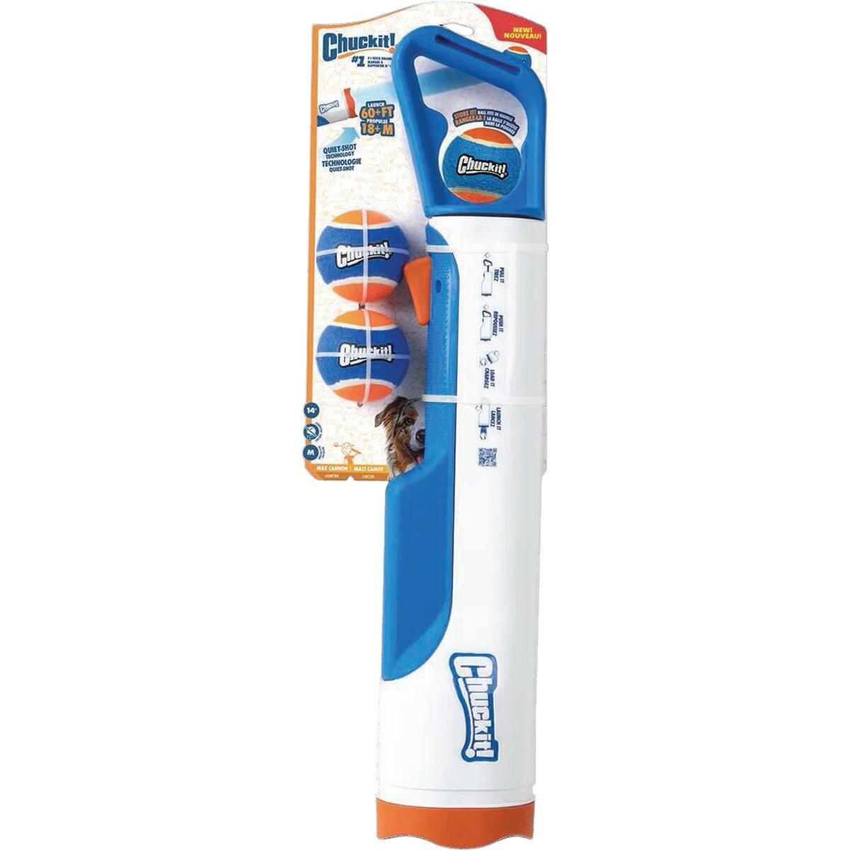 Chuckit Cannon & Cannon Max 24M Dog Ball Launcher