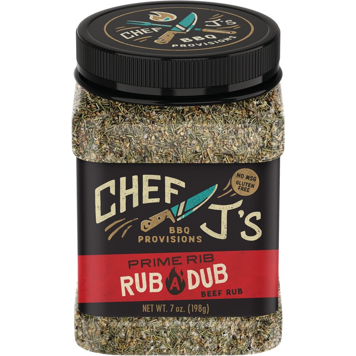 Chef J's Rub-A-Dub 7 Oz. Prime Rib Rosemary Rub