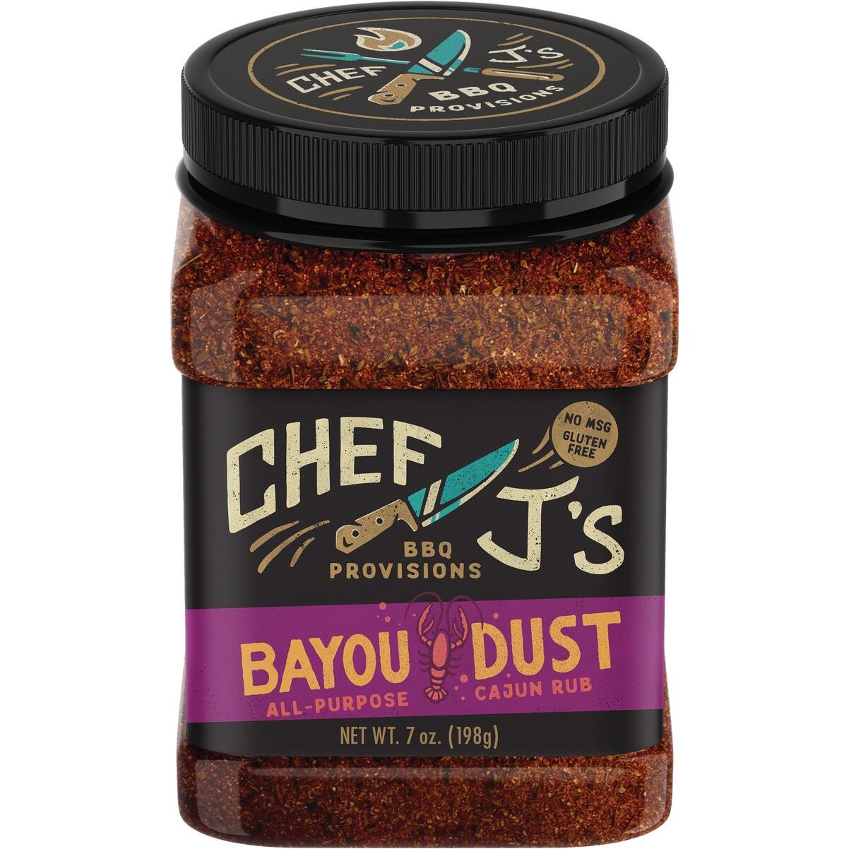 Chef J's Bayou Dust 7 Oz. Cajun Rub