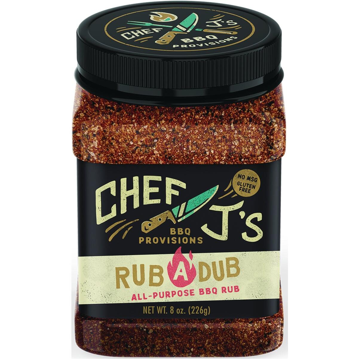 Chef J's Rub-A-Dub 8 Oz. All-Purpose BBQ Rub