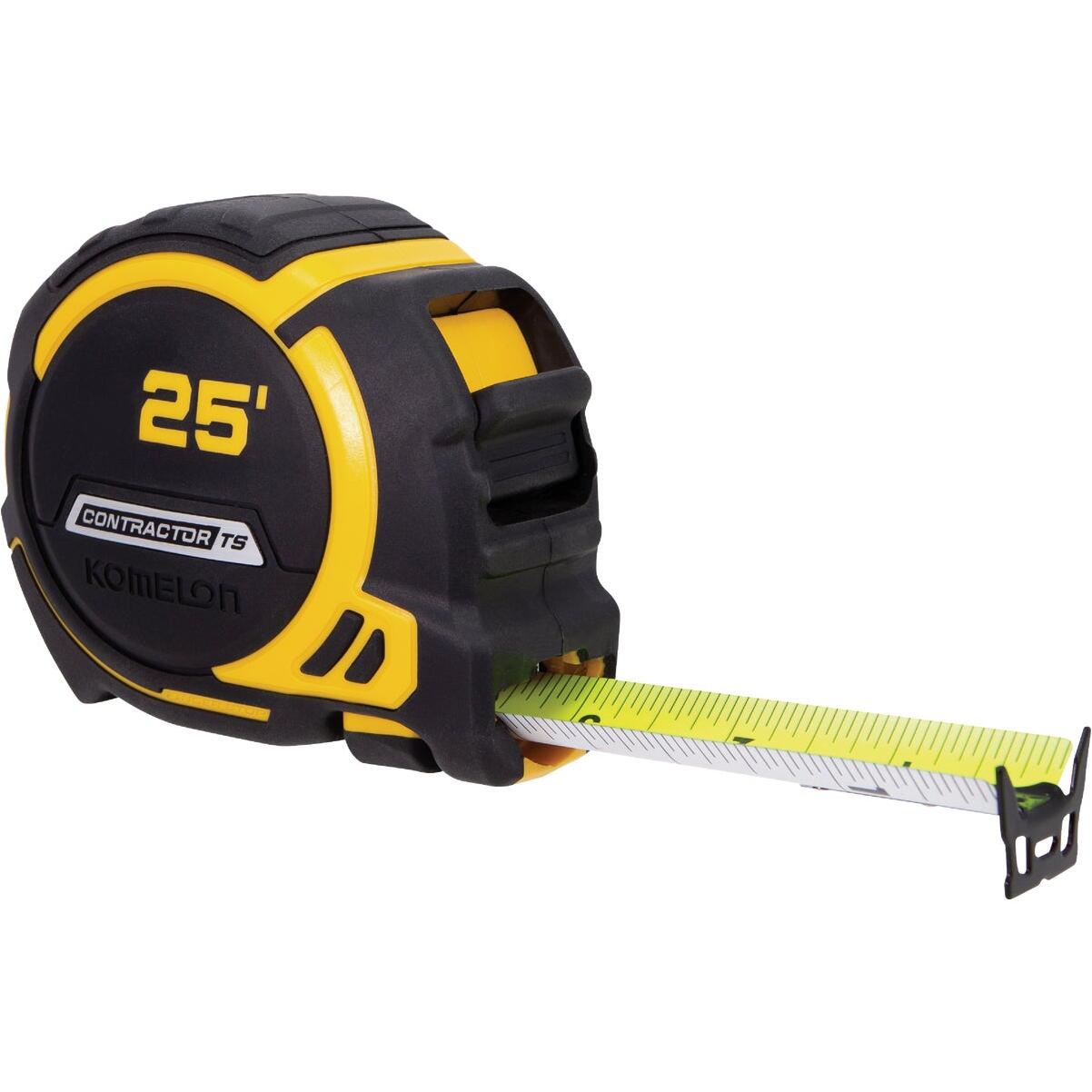 Komelon TS Series 1.25 In. x 25 Ft. Wide Blade Contractor Tape Measure