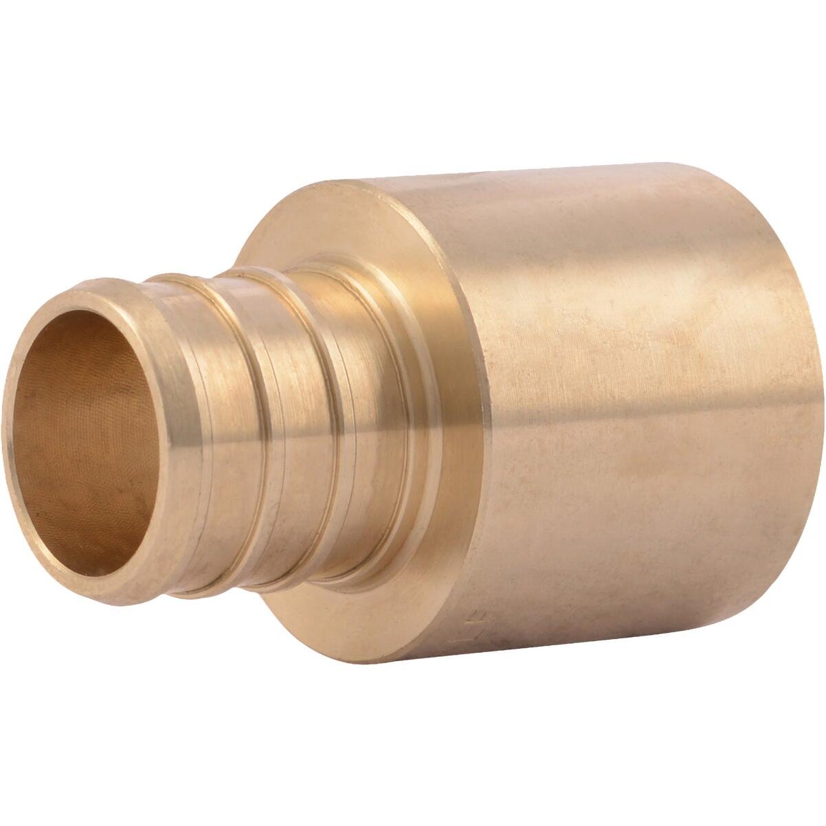 SharkBite 3/4 In. Female Sweat x 3/4 In. CF Brass PEX Adapter (10-Pack)
