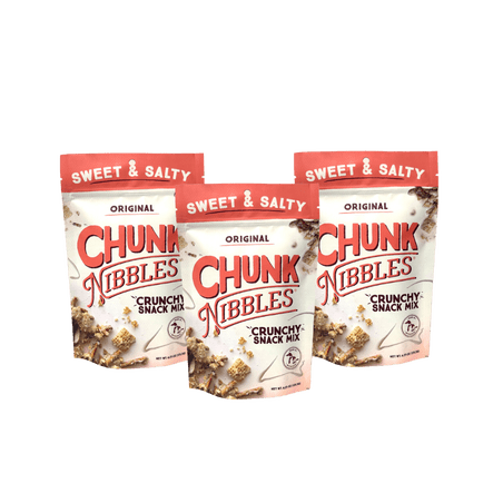 Original Chunk Nibbles Snack Clusters 3 Pack