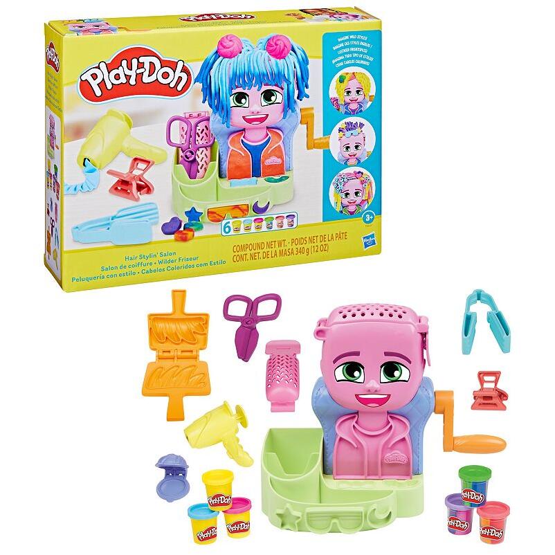 Play-Doh Hair Stylin' Salon Playset - 14pc