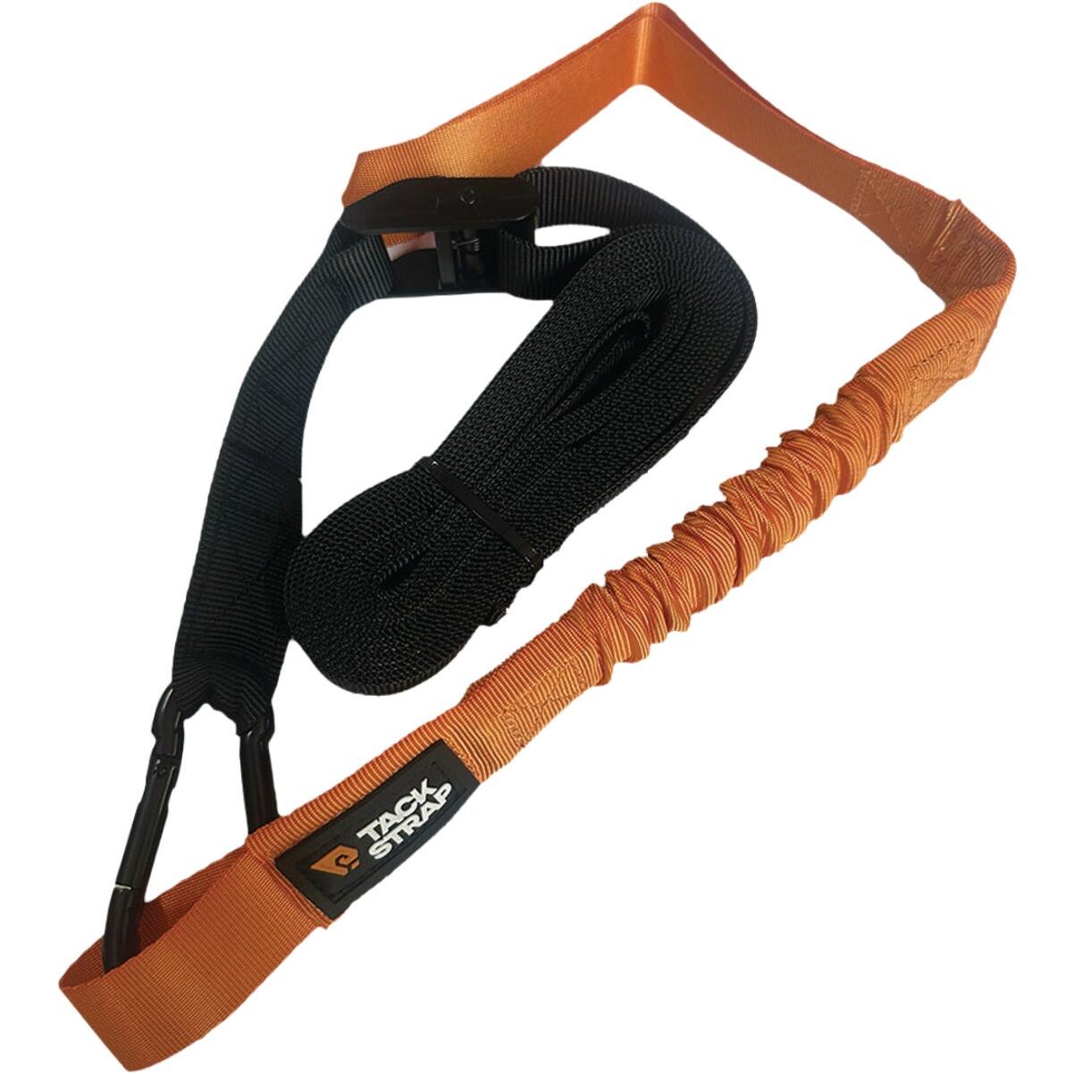 Tack Strap Power Strap HD 12 Ft. 900 Lb. Heavy Duty Tie-Down with Hitch Loop, Cam Buckle and Carabiner (2-Pack)