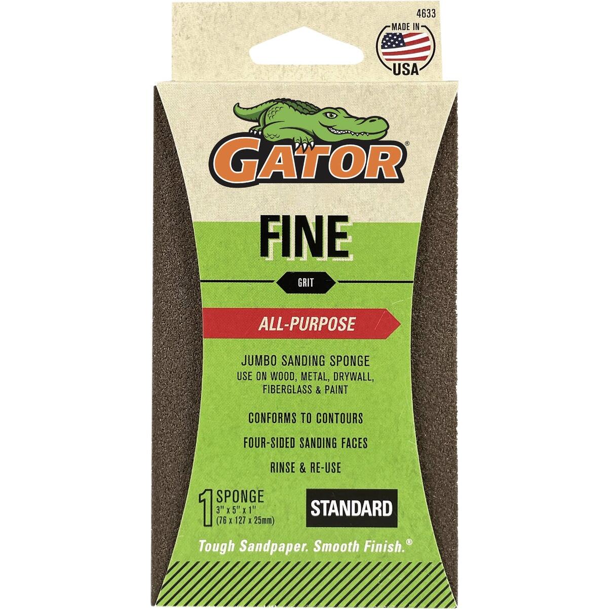 Gator 3 In. x 5 In. 100-Grit Jumbo Sanding Sponge